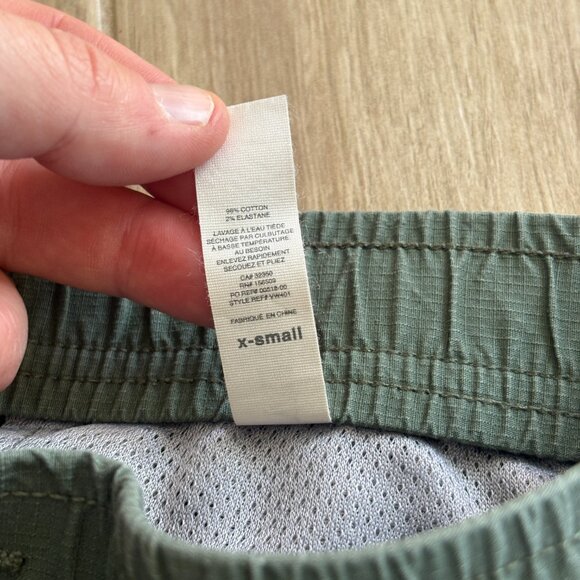 Vuori Ripstop Pants Womens XS Sage Green Cargo Athleisure Outdoor Hiking Comfort - Picture 5 of 10